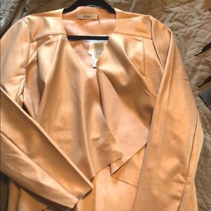 Light blush fo-leather jacket